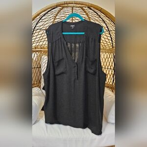 Torrid Harper Georgette Sleeveless Blouse